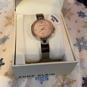 Anne Klein genuine diamond collection watch